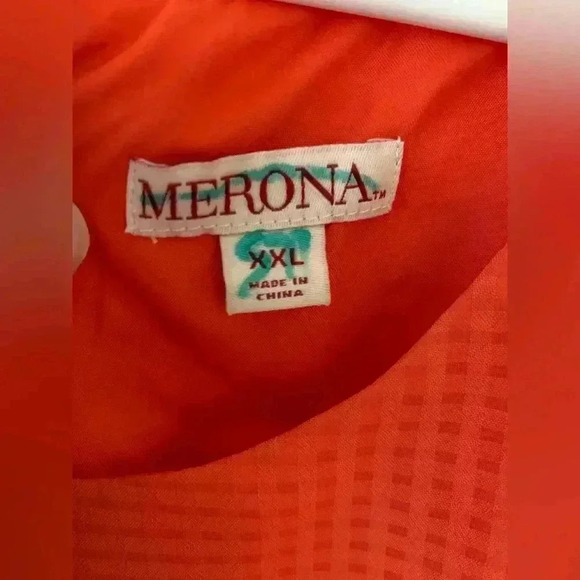 Woman’s Red Merona Short Sleeve Dress - Picture 2 of 4